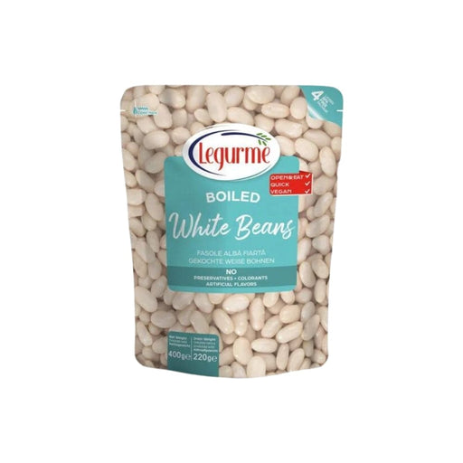 Legurme Boiled White Beans 400g ゆでた白インゲン豆