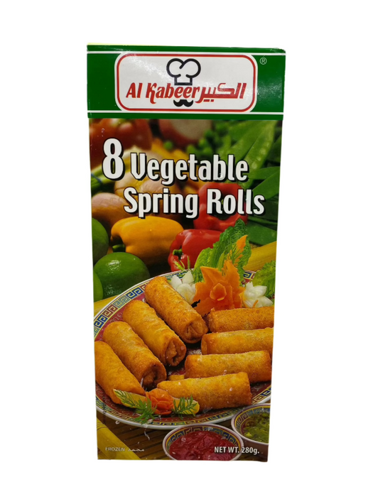 Al kabeer Frozen vegetable spring Rolls 8pcs