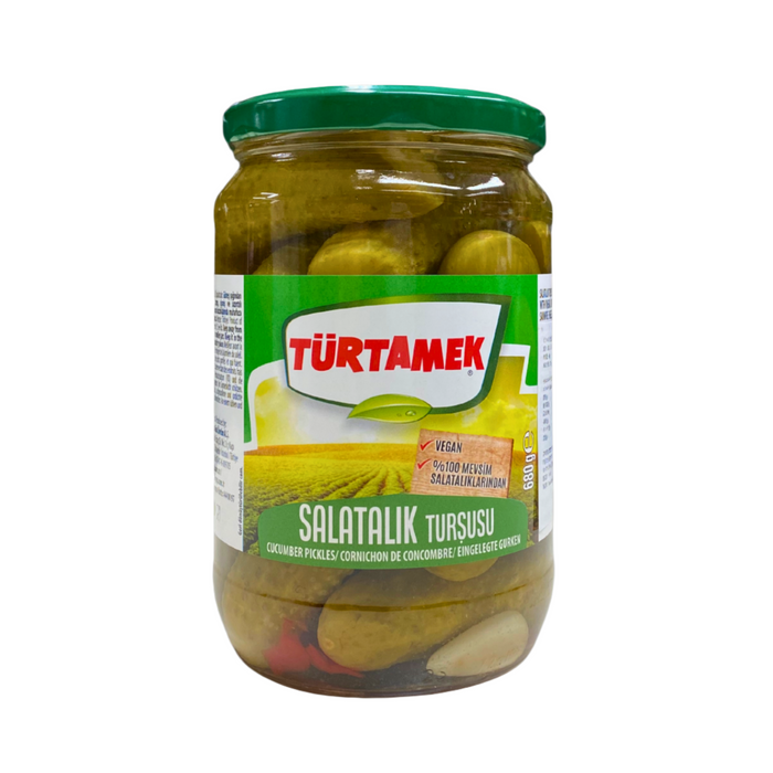 TÜRTAMEK Cucumber pickles キュウリピクルス　680g