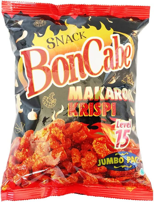 BonCabe KOBE Makaroni Krispi Level 15 BonCabe ボンカベ インドネシア料理 旨辛マカロニスナック