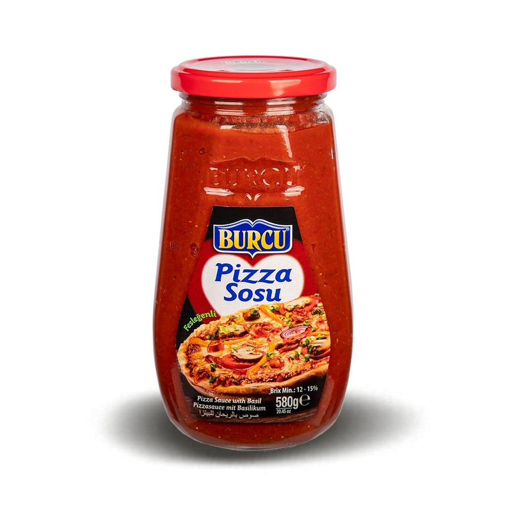 Burcu Pizza Sauce ピザソース(バジル入り トマトソース) 580g — Tokyo Camii Halal Market