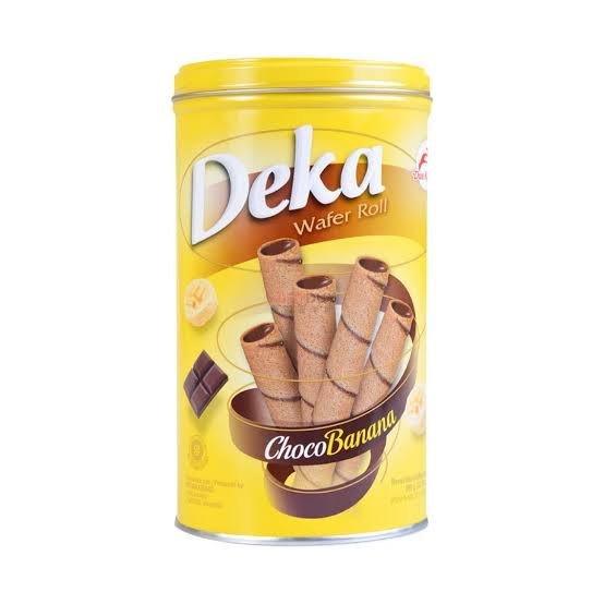 Deka choco, banan, nut wafer roll 360g デカチョコ・バナナ・ナッツウァフェールロール