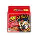 Extremely Hot Instant Noodles, Popular in South Korea, Hebburudakku Noodles, 5 Servings ブルダック炒め麺 袋麺 極辛