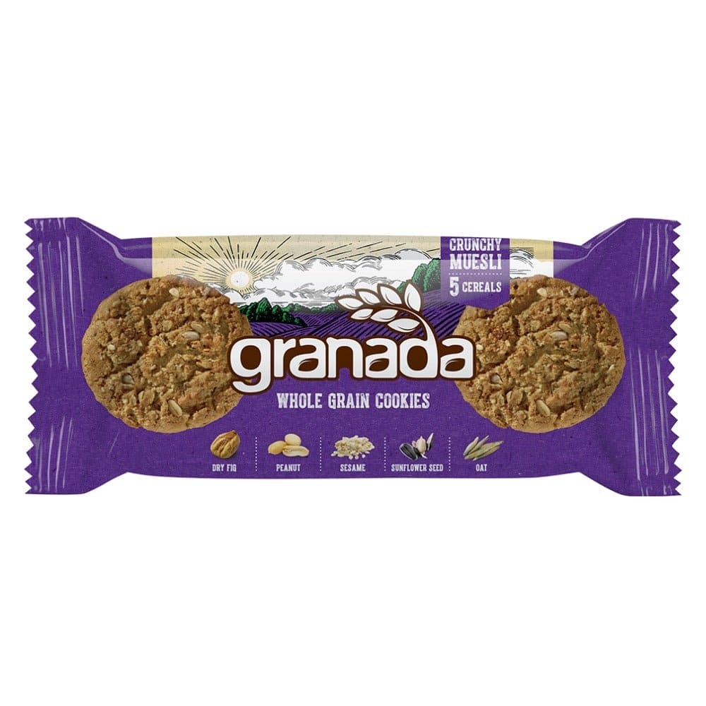 granada whole grain cookies グラナダクランチミゥーズリー150g — Tokyo Camii Halal Market