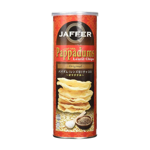 Jaffer Papadam Lentil Chips, Original Flavor 60 g