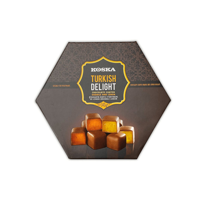 Koska Turkish Delight Chocolate Coated Orange&Lemon チョコレートコーティングオレンジとレモンターキッシュデライト