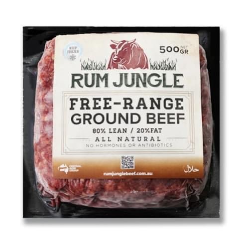 Rum Jungle Free-Range Ground Beef 500g 牛ひき肉