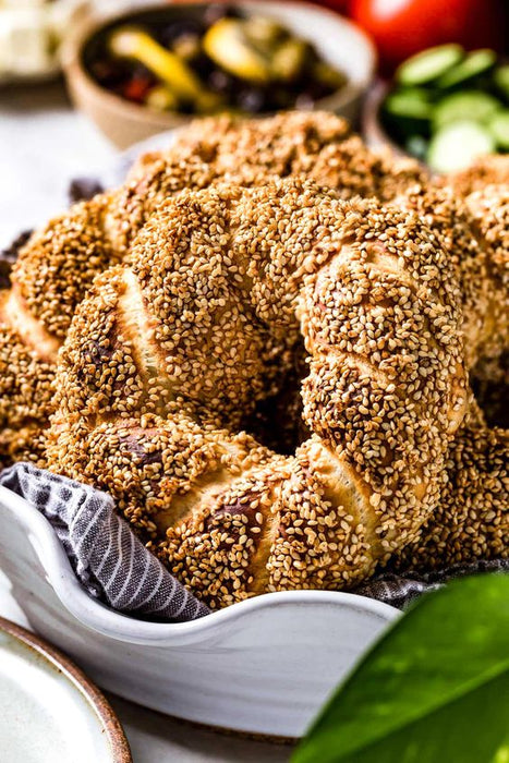 Turkish Sesame Seeds Bagel Simit 5 frozen pieces